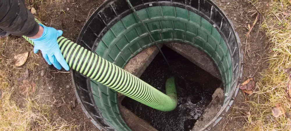 septic tank is getting pumped