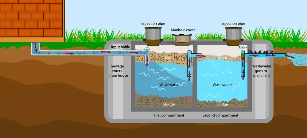 Septic system explained animation